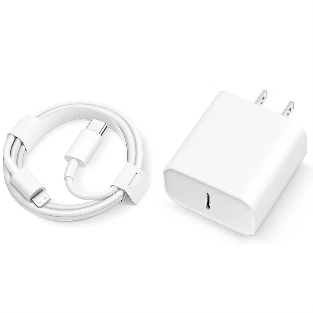 NNBILI PD 20W Fast Charger For iPhone 11 12 13 14 Pro Max XR X XS Max 8 Plus Phone Charger 3.3ft Cable Fast Charging Accessories - PickXee