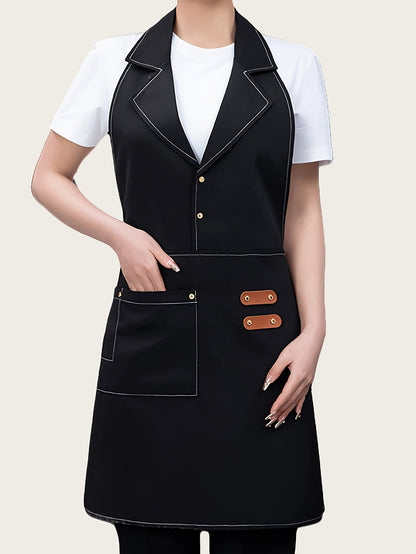 Polyester Apron with Pockets - PickXee