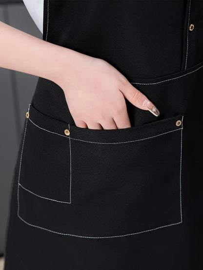 Polyester Apron with Pockets - PickXee