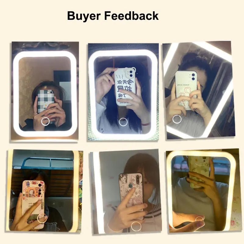 Rechargeable Dimmable Makeup Mirror - PickXee