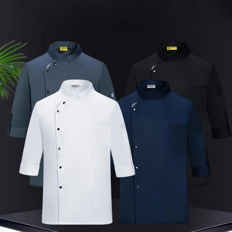 Silk Cotton Chef Uniform - PickXee