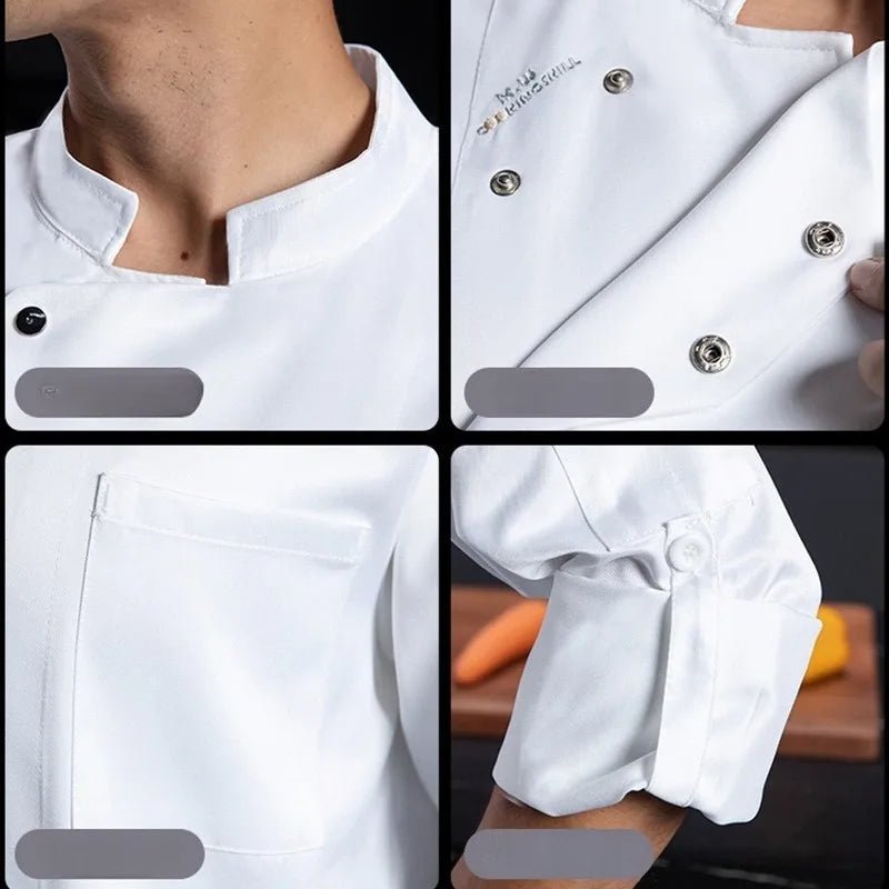 Silk Cotton Chef Uniform - PickXee
