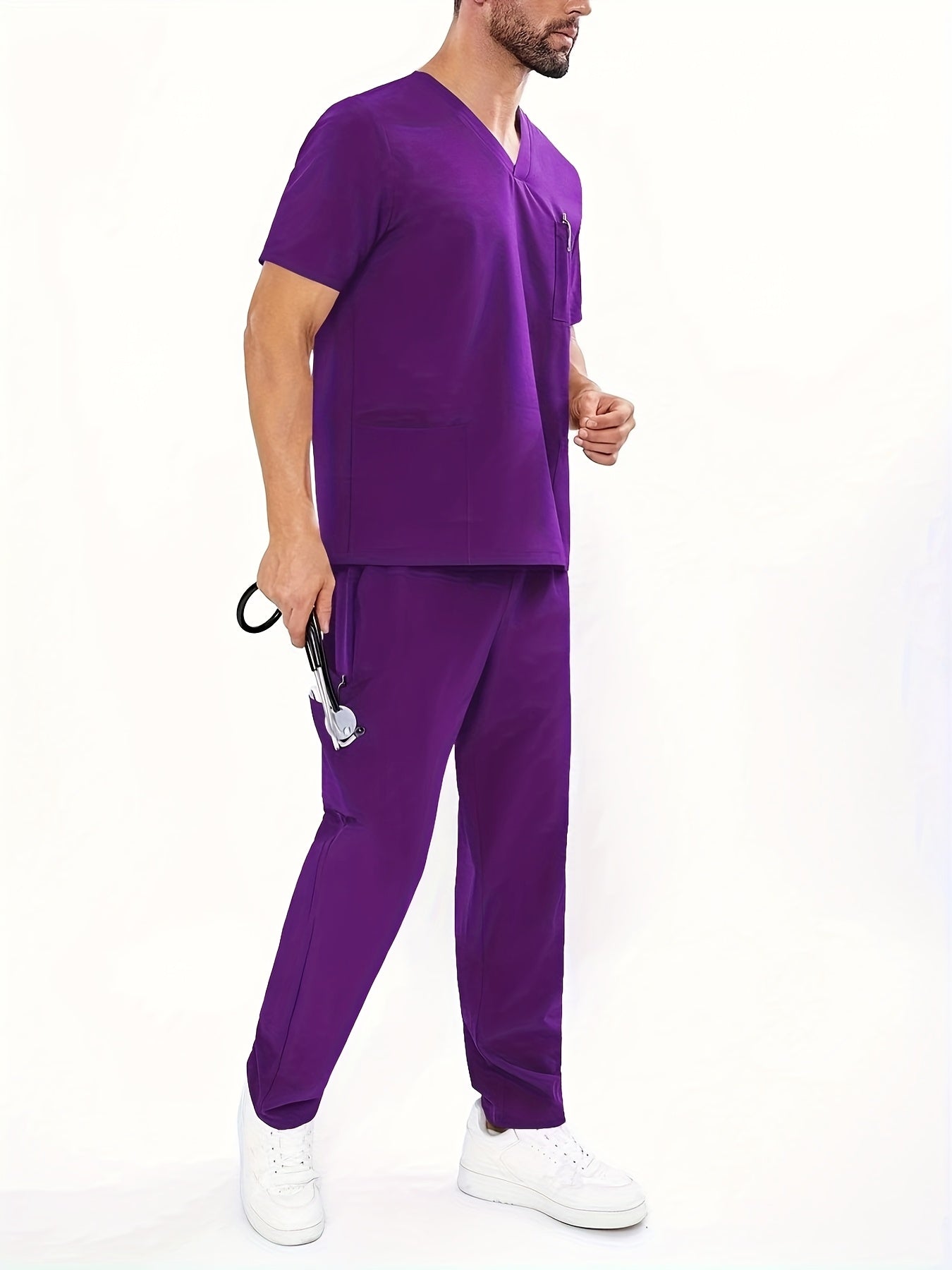 Unisex Medical Scrub Uniform - PickXee