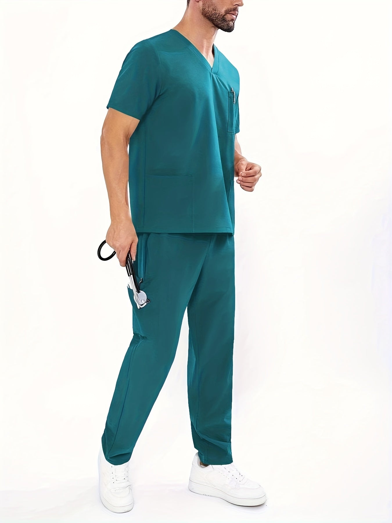 Unisex Medical Scrub Uniform - PickXee