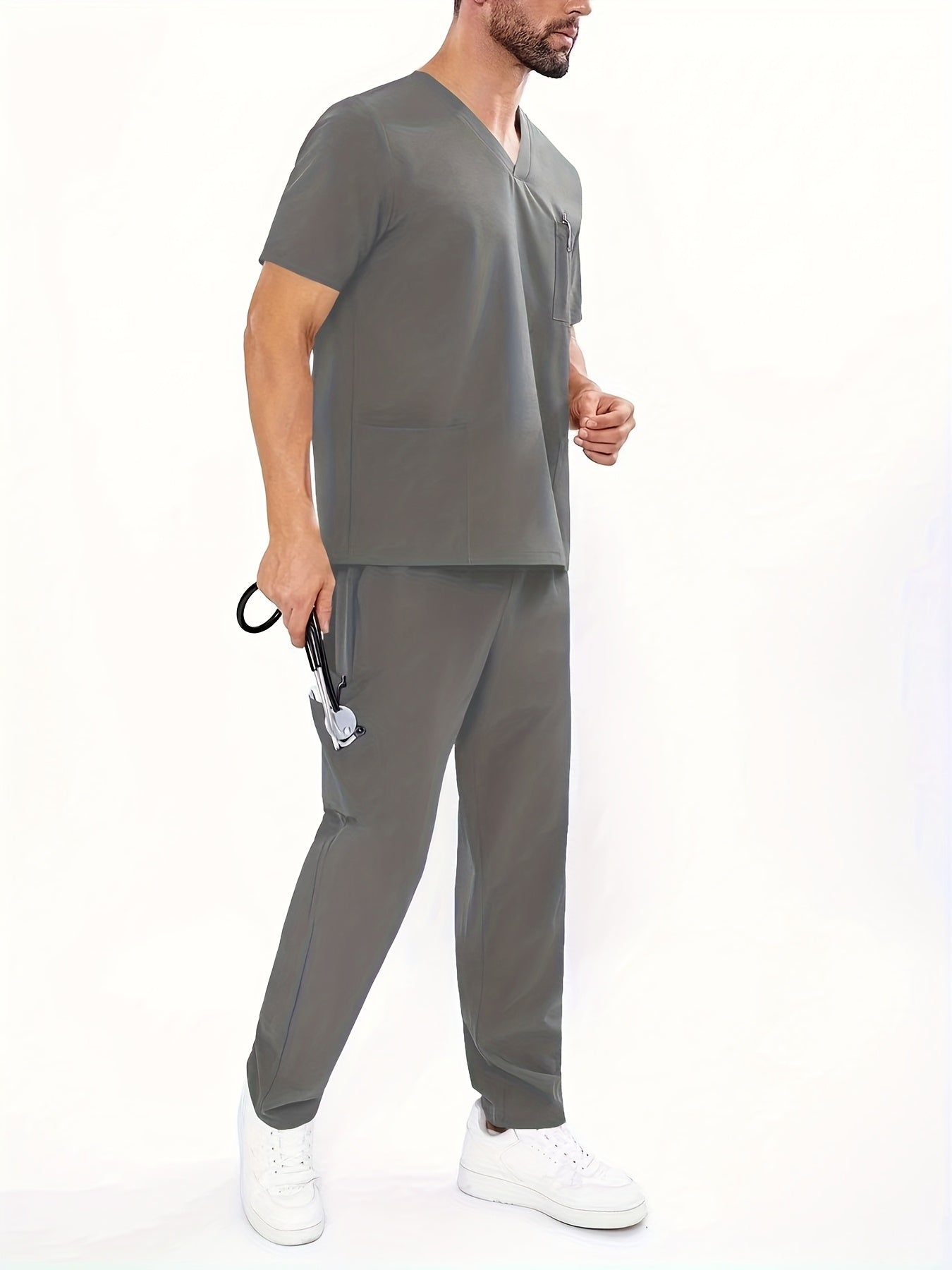 Unisex Medical Scrub Uniform - PickXee