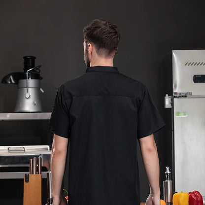 Unisex Summer Chef Jacket - PickXee