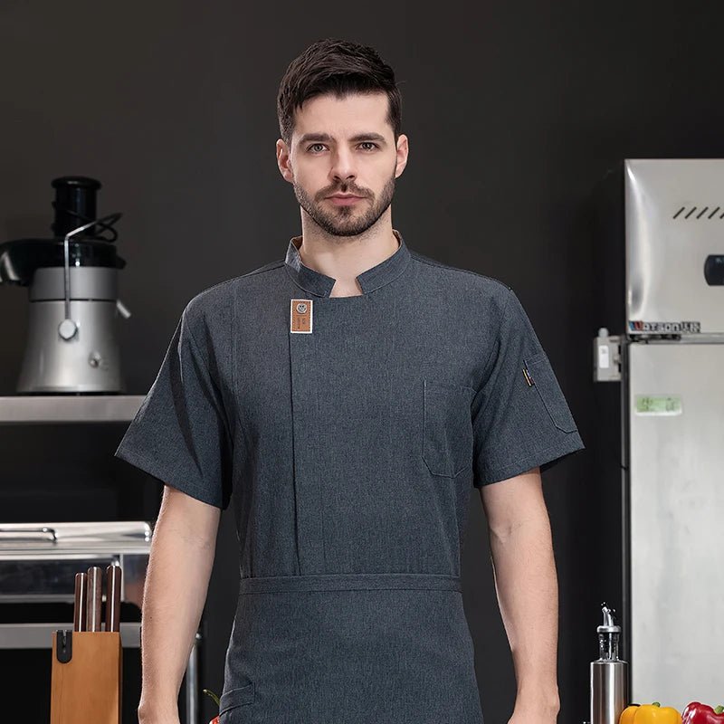 Unisex Summer Chef Jacket - PickXee