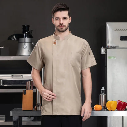 Unisex Summer Chef Jacket - PickXee