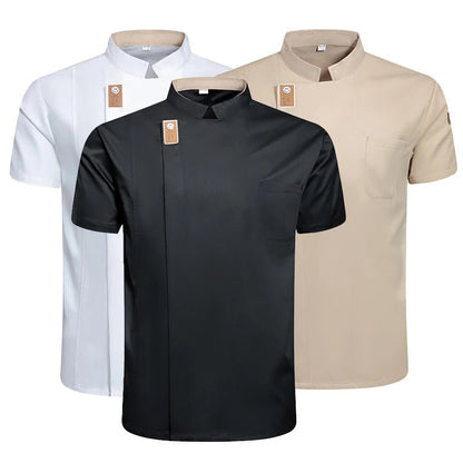Unisex Summer Chef Jacket - PickXee