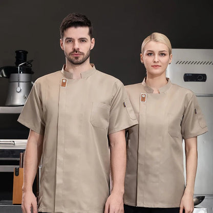 Unisex Summer Chef Jacket - PickXee