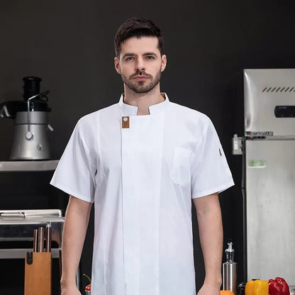 Unisex Summer Chef Jacket - PickXee