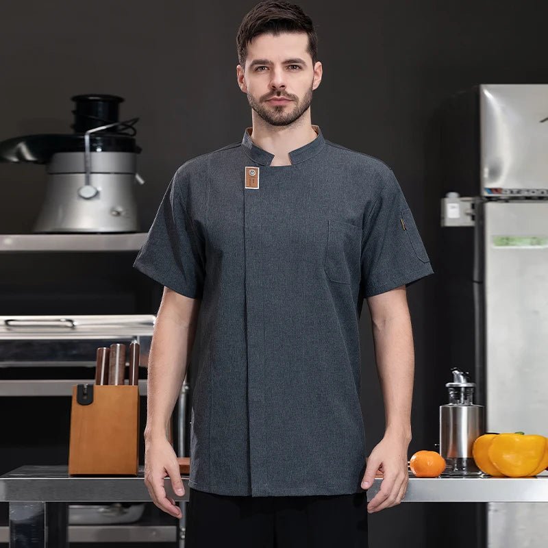 Unisex Summer Chef Jacket - PickXee
