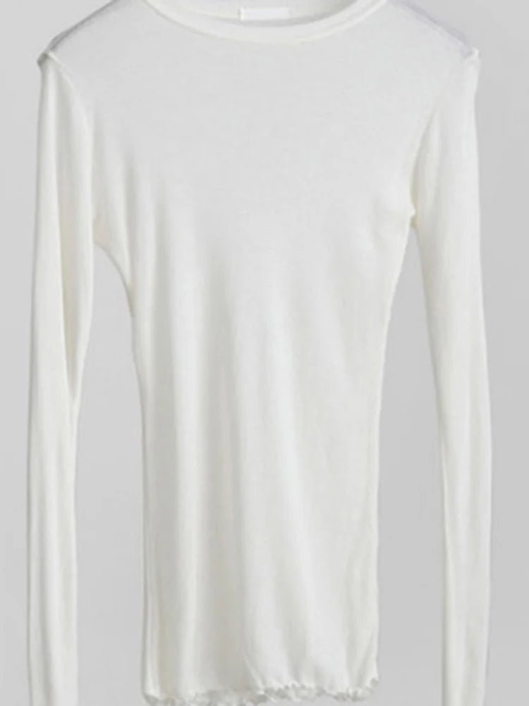 Women’s Long Sleeve Basic Tee - PickXee