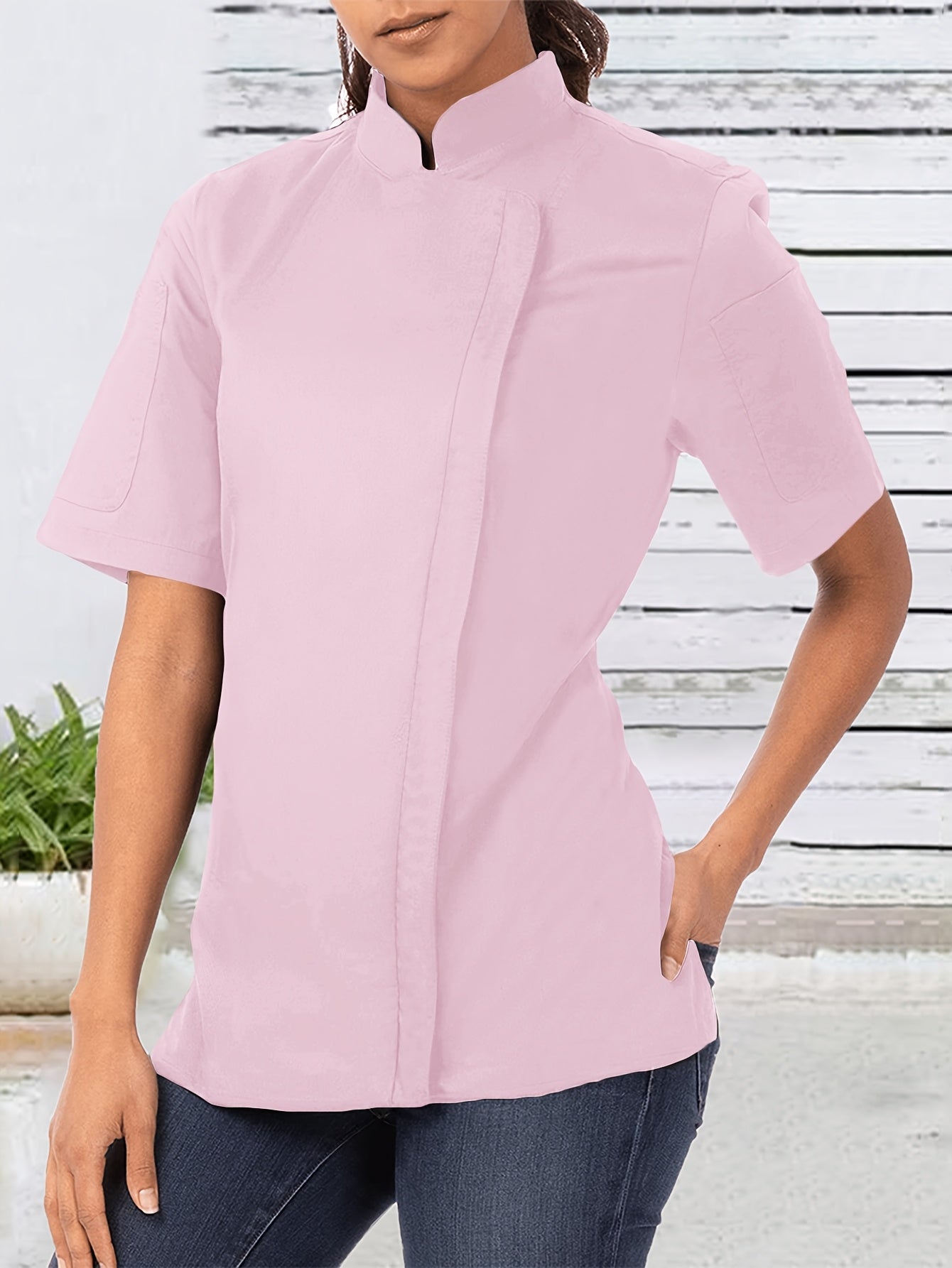 Women’s Solid Color Blouse - PickXee