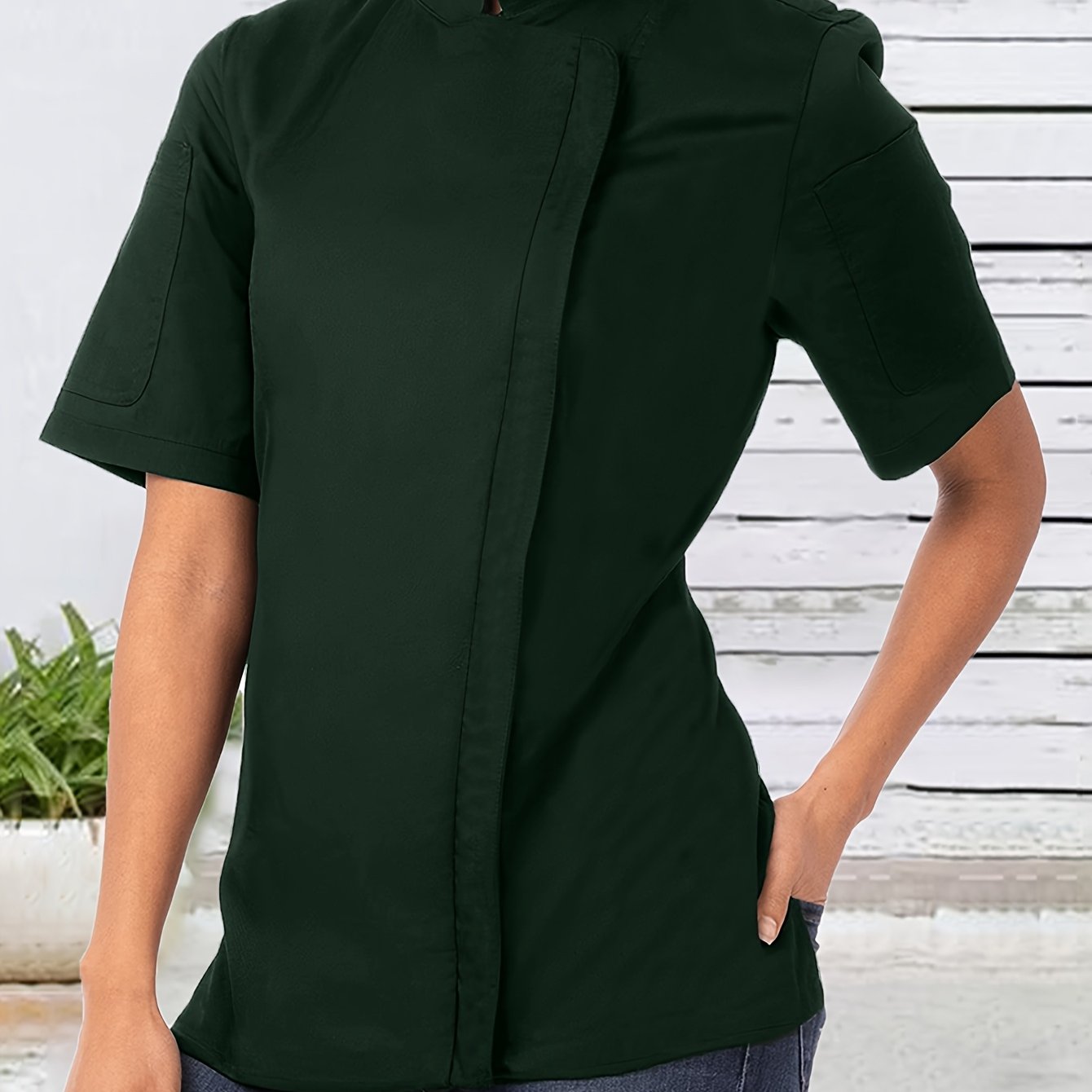 Women’s Solid Color Blouse - PickXee