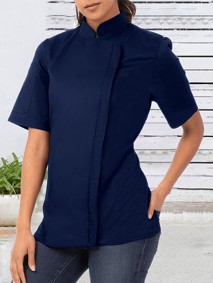 Women’s Solid Color Blouse - PickXee