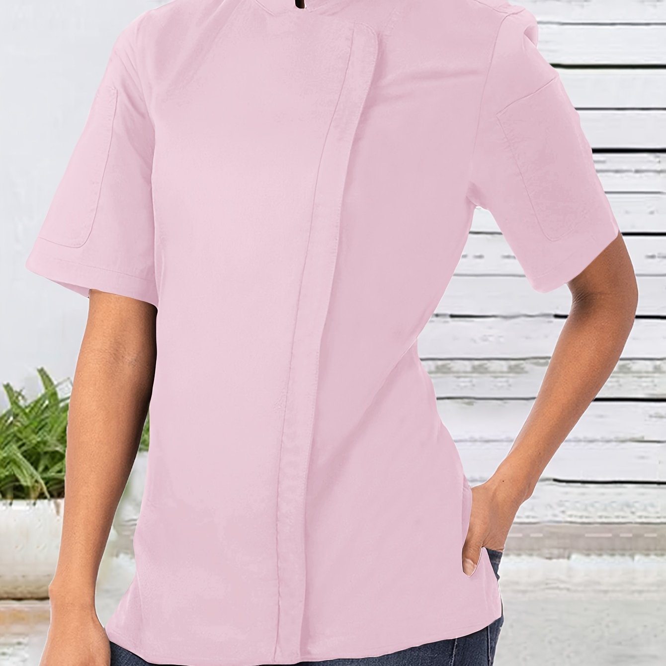 Women’s Solid Color Blouse - PickXee