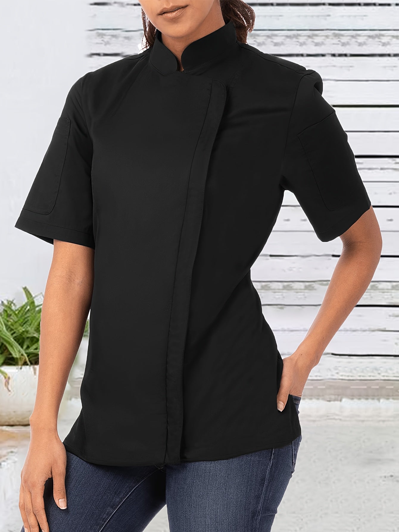Women’s Solid Color Blouse - PickXee