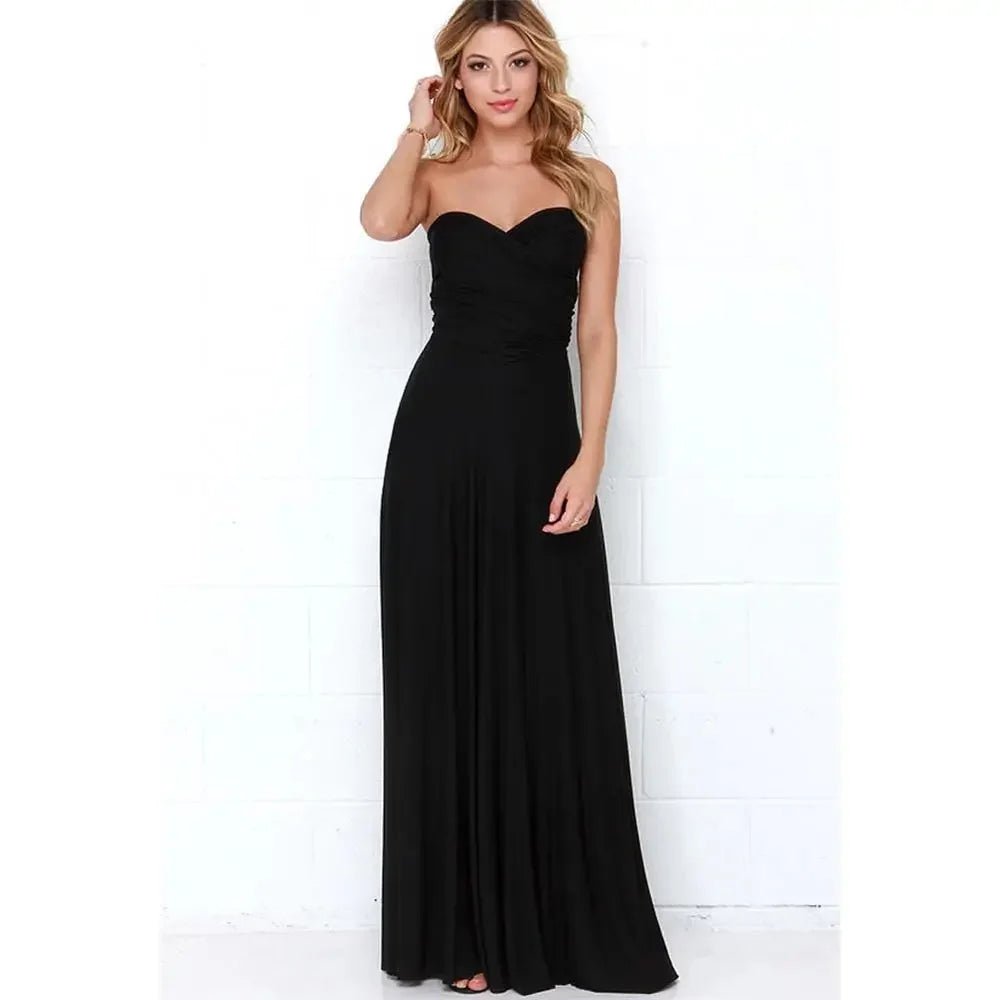 Women’s Strapless Convertible Dress - PickXee